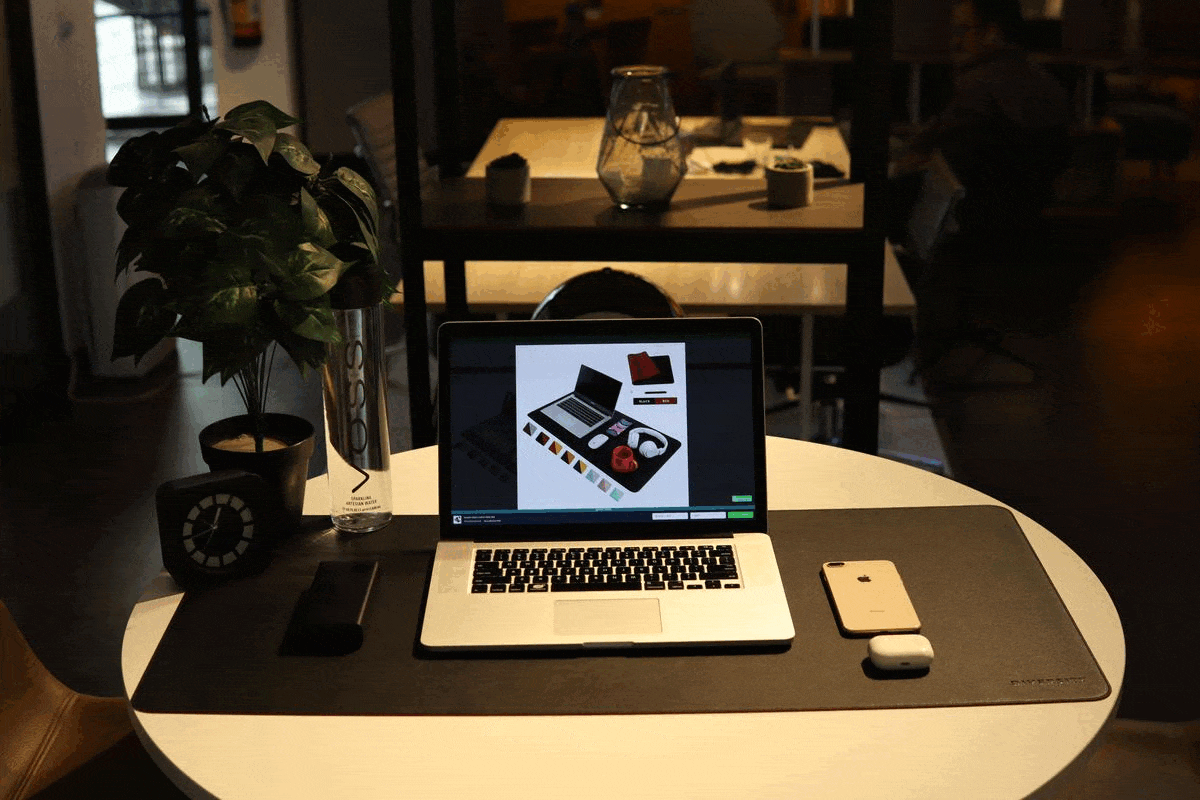 Double Sided Leather Desk Mat